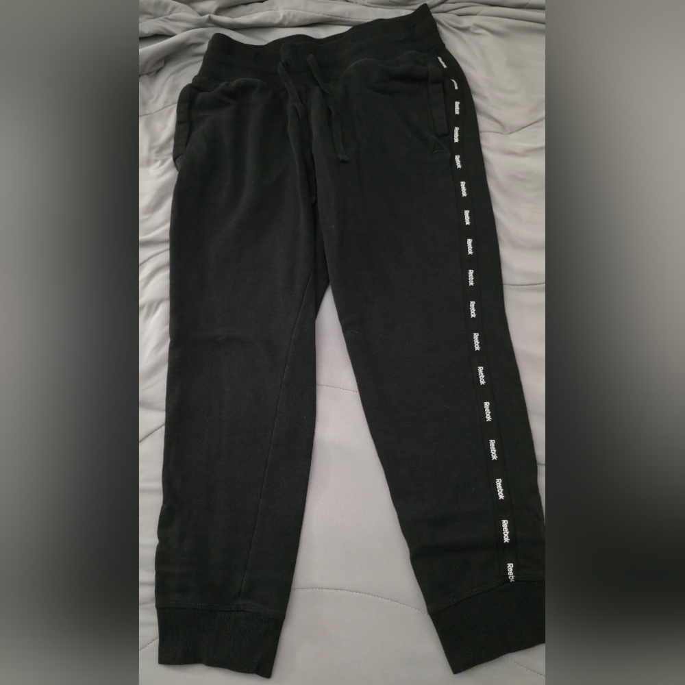 Reebok Sweatpants with Logo Stripe